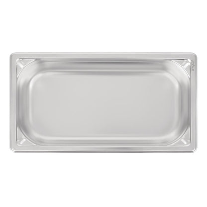 Vogue Heavy Duty Stainless Steel 1/3 Gastronorm Tray 65mm dw442