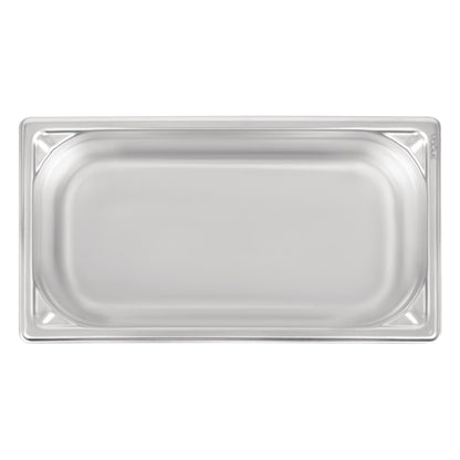 Vogue Heavy Duty Stainless Steel 1/3 Gastronorm Tray 100mm dw443