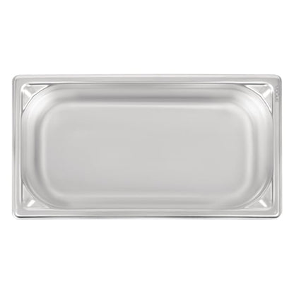 Vogue Heavy Duty Stainless Steel 1/3 Gastronorm Tray 100mm dw443