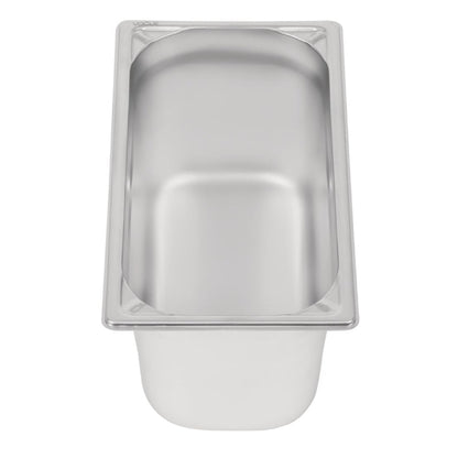 Vogue Heavy Duty Stainless Steel 1/3 Gastronorm Tray 150mm dw444