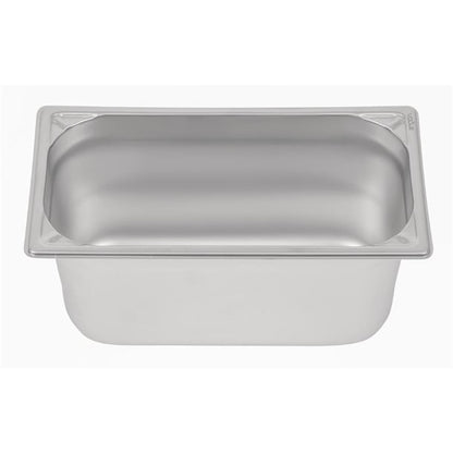 Vogue Heavy Duty Stainless Steel 1/3 Gastronorm Tray 150mm dw444