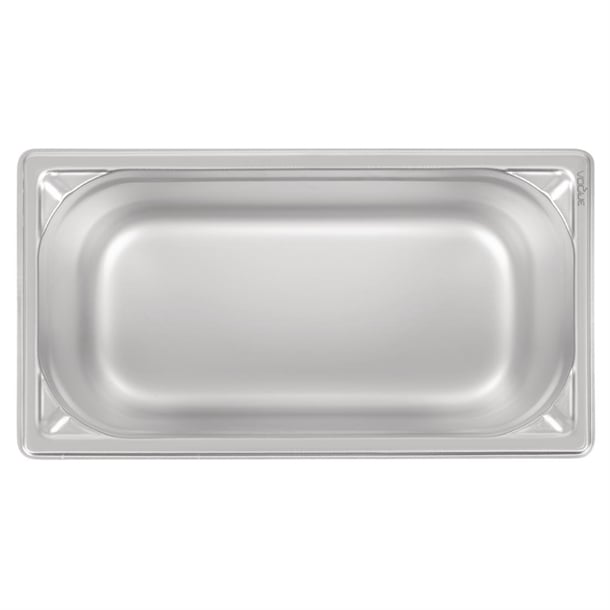 Vogue Heavy Duty Stainless Steel 1/3 Gastronorm Tray 150mm dw444