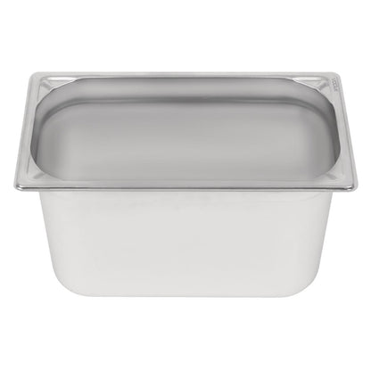 Vogue Heavy Duty Stainless Steel 1/3 Gastronorm Tray 200mm dw445