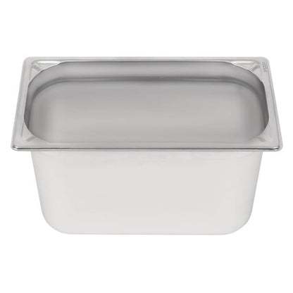 Vogue Heavy Duty Stainless Steel 1/3 Gastronorm Tray 200mm dw445