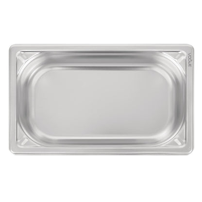 Vogue Heavy Duty Stainless Steel 1/4 Gastronorm Tray 65mm dw446