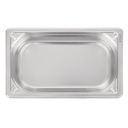 Vogue Heavy Duty Stainless Steel 1/4 Gastronorm Tray 65mm dw446