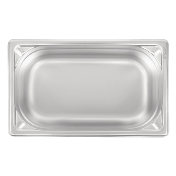 Vogue Heavy Duty Stainless Steel 1/4 Gastronorm Tray 100mm dw447