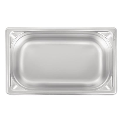 Vogue Heavy Duty Stainless Steel 1/4 Gastronorm Tray 100mm dw447