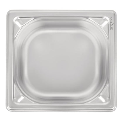 Vogue Heavy Duty Stainless Steel 1/6 Gastronorm Tray 65mm dw449