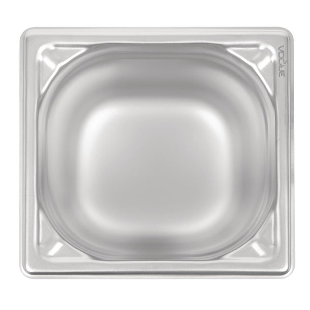 Vogue Heavy Duty Stainless Steel 1/6 Gastronorm Tray 150mm dw451