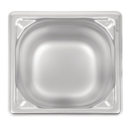 Vogue Heavy Duty Stainless Steel 1/6 Gastronorm Tray 150mm dw451