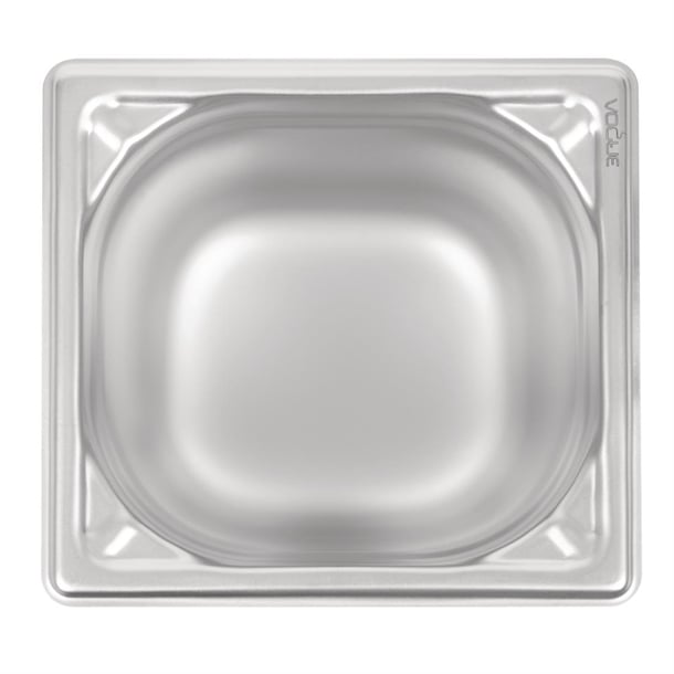 Vogue Heavy Duty Stainless Steel 1/6 Gastronorm Tray 150mm dw451