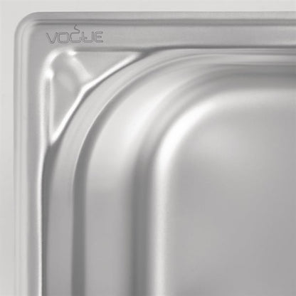 Vogue Heavy Duty Stainless Steel 1/6 Gastronorm Tray 150mm dw451