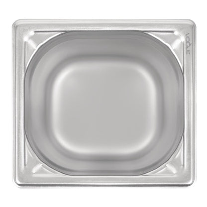 Vogue Heavy Duty Stainless Steel 1/6 Gastronorm Tray 200mm dw452