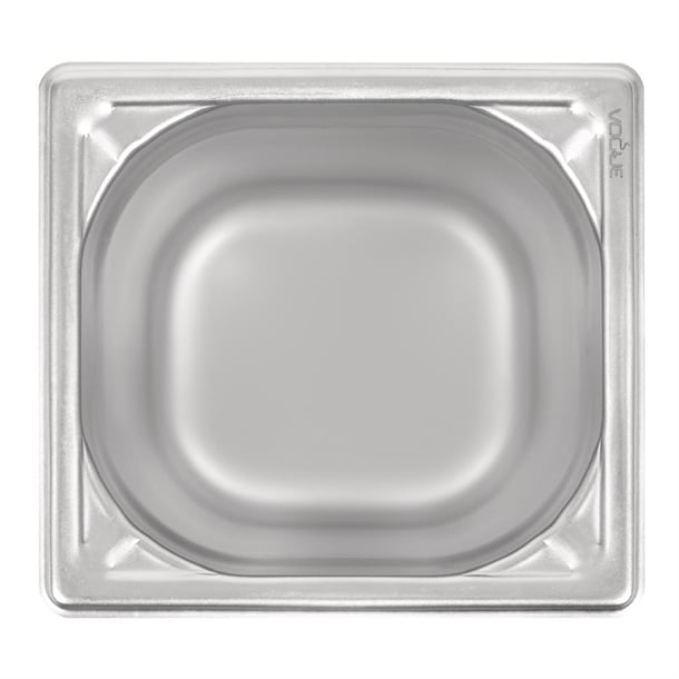 Vogue Heavy Duty Stainless Steel 1/6 Gastronorm Tray 200mm dw452