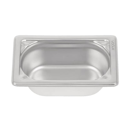Vogue Heavy Duty Stainless Steel 1/9 Gastronorm Tray 65mm dw453