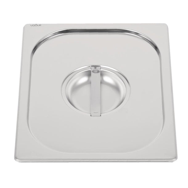 Vogue Heavy Duty Stainless Steel 1/2 Gastronorm Tray Lid dw456