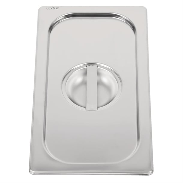 Vogue Heavy Duty Stainless Steel 1/3 Gastronorm Tray Lid dw457
