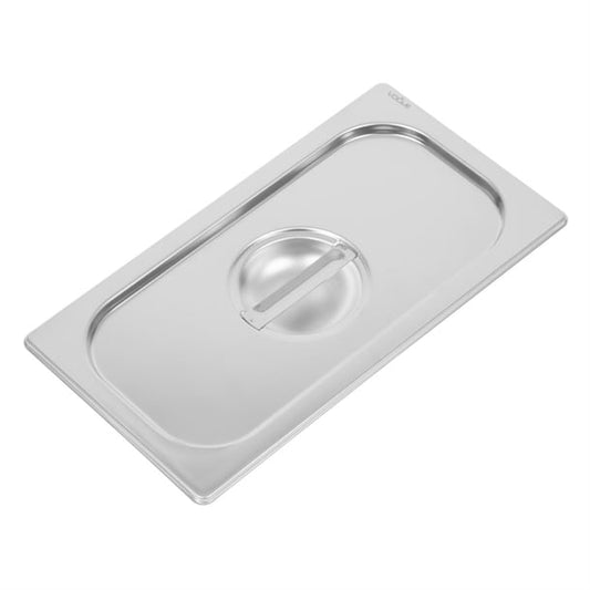 Vogue Heavy Duty Stainless Steel 1/3 Gastronorm Tray Lid dw457
