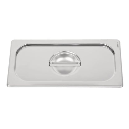 Vogue Heavy Duty Stainless Steel 1/3 Gastronorm Tray Lid dw457
