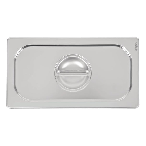 Vogue Heavy Duty Stainless Steel 1/3 Gastronorm Tray Lid dw457