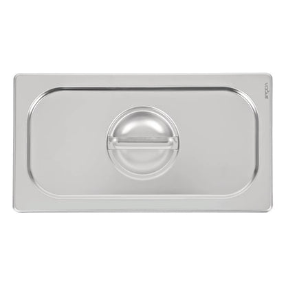 Vogue Heavy Duty Stainless Steel 1/3 Gastronorm Tray Lid dw457