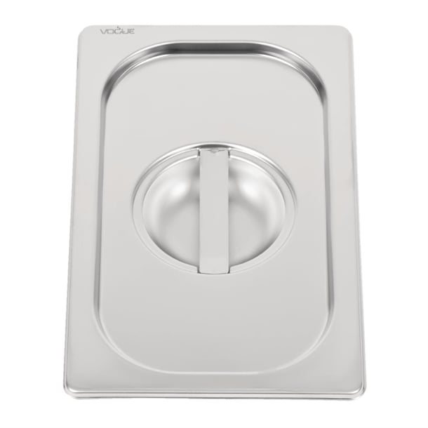 Vogue Heavy Duty Stainless Steel 1/4 Gastronorm Tray Lid dw458