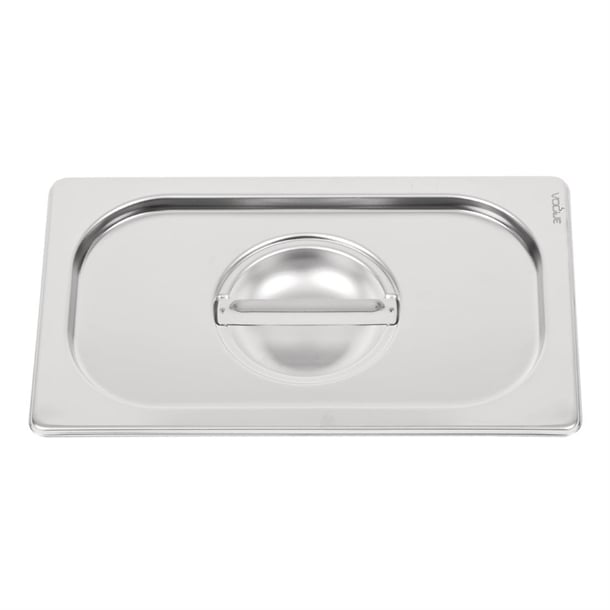 Vogue Heavy Duty Stainless Steel 1/4 Gastronorm Tray Lid dw458