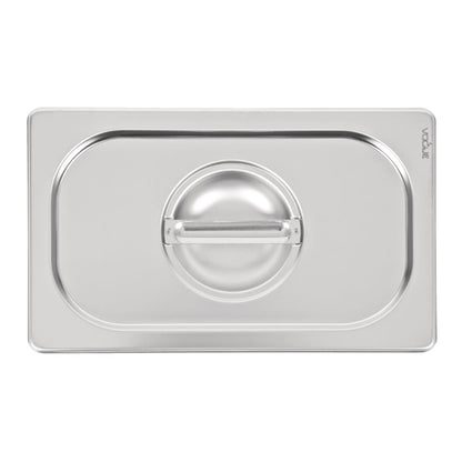 Vogue Heavy Duty Stainless Steel 1/4 Gastronorm Tray Lid dw458