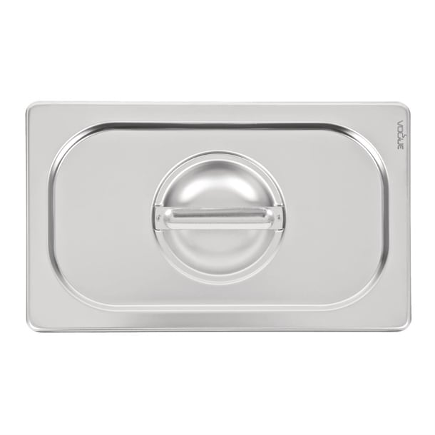 Vogue Heavy Duty Stainless Steel 1/4 Gastronorm Tray Lid dw458