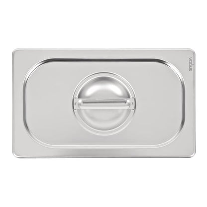 Vogue Heavy Duty Stainless Steel 1/4 Gastronorm Tray Lid dw458