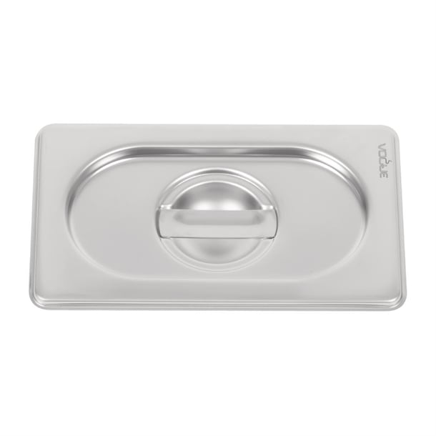 Vogue Heavy Duty Stainless Steel 1/9 Gastronorm Tray Lid dw460