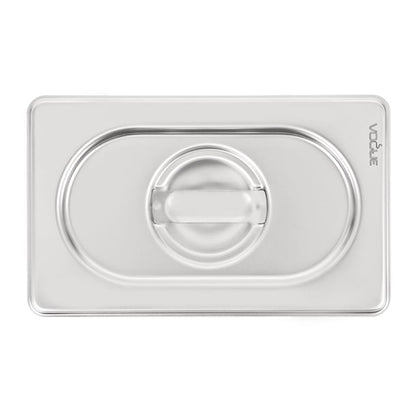 Vogue Heavy Duty Stainless Steel 1/9 Gastronorm Tray Lid dw460