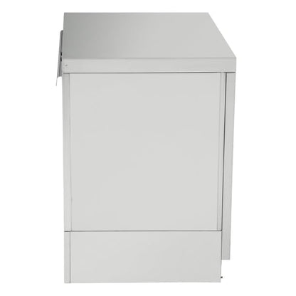 Buffalo Undercounter Glasswasher with Drain Pump 500x500mm Baskets dw468