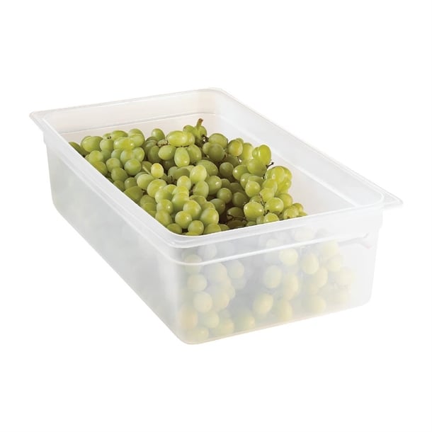 Cambro Polypropylene 1/1 Gastronorm Food Tray 150mm dw501