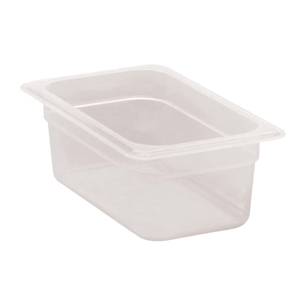 Cambro Polypropylene 1/4 Gastronorm Food Tray 100mm dw506