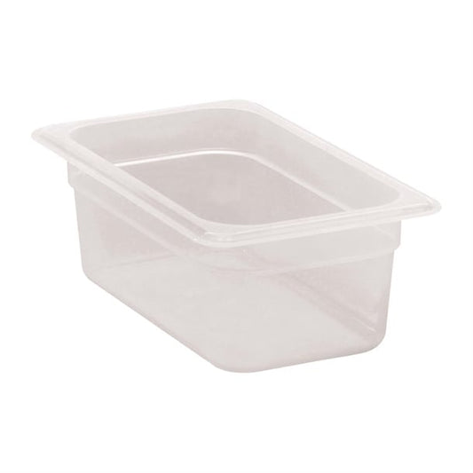 Cambro Polypropylene 1/4 Gastronorm Food Tray 100mm dw506