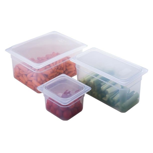 Cambro Polypropylene 1/4 Gastronorm Food Tray 150mm dw507