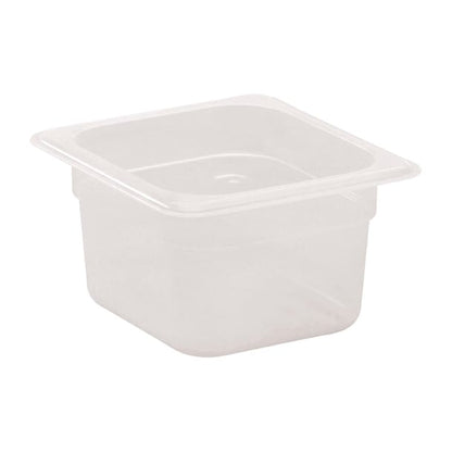 Cambro Polypropylene 1/6 Gastronorm Food Tray 100mm dw508
