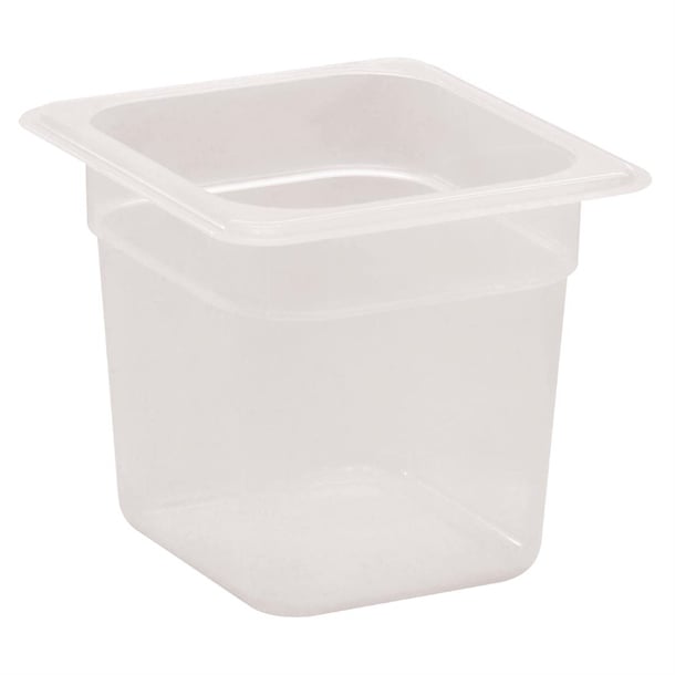 Cambro Polypropylene 1/6 Gastronorm Food Tray 150mm dw509
