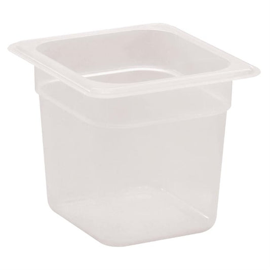 Cambro Polypropylene 1/6 Gastronorm Food Tray 150mm dw509