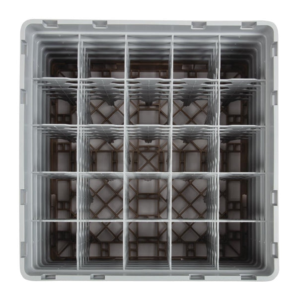 Cambro Camrack Beige 25 Compartments Max Glass Height 257mm dw556