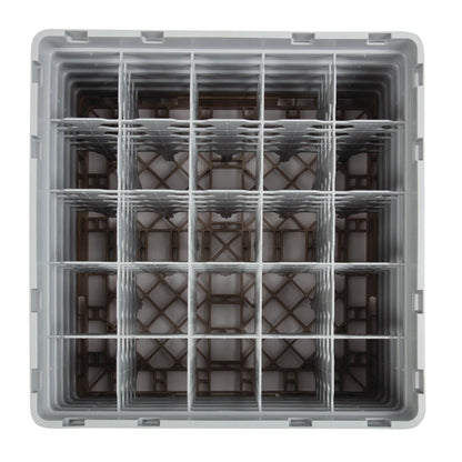 Cambro Camrack Beige 25 Compartments Max Glass Height 257mm dw556