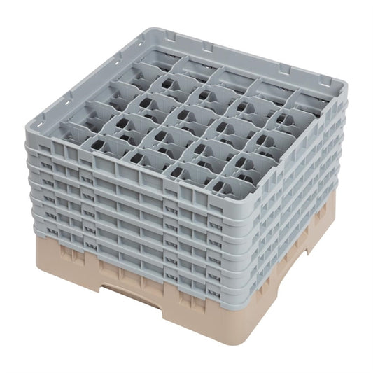 Cambro Camrack Beige 25 Compartments Max Glass Height 298mm dw557