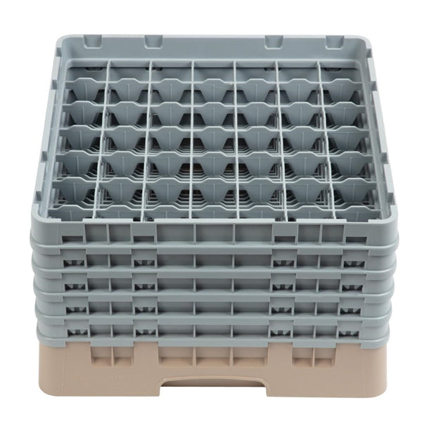 Cambro Camrack Beige 49 Compartments Max Glass Height 257mm dw562