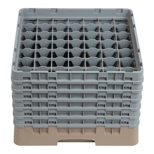 Cambro Camrack Beige 49 Compartments Max Glass Height 298mm dw563