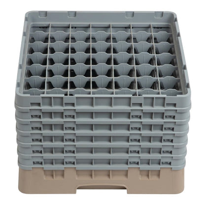 Cambro Camrack Beige 49 Compartments Max Glass Height 298mm dw563