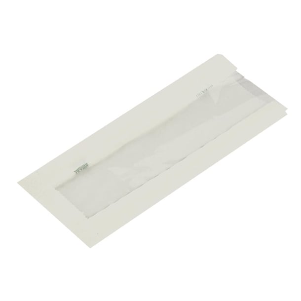 Vegware Compostable Glassine Hot Food Bags With NatureFlex Window Small (1000 Pack) dw639