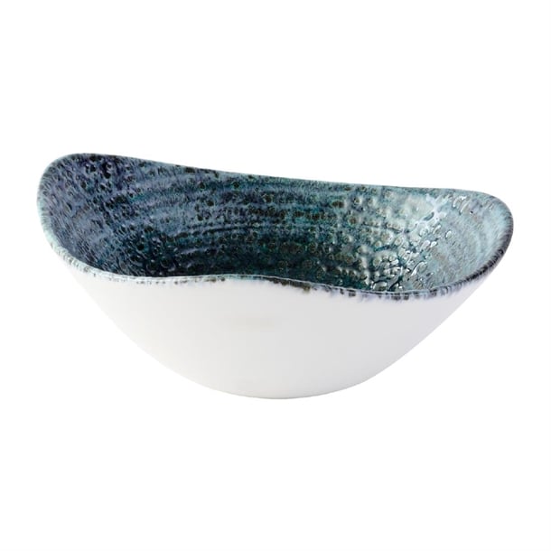 Churchill Homespun Chroma Blue Triangle Bowls 185mm (12 Pack) dx093