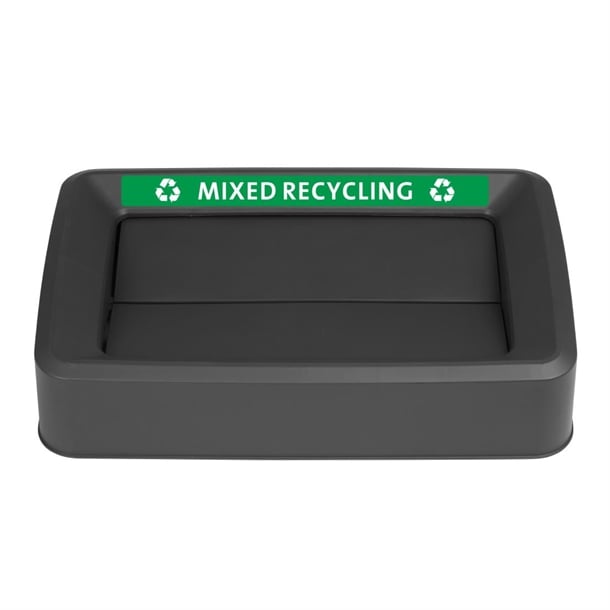 Jantex 60/80Ltr Slim Bin Lid Black dx179
